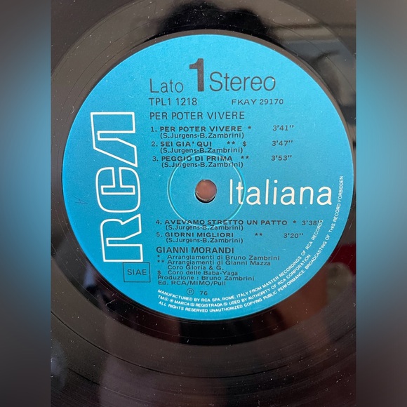 Vintage Gianni Morandi record - Picture 5 of 8